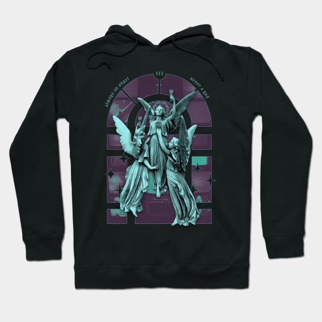 [FRONT PRINT] boygenius - always an angel (color) Hoodie by mikakosmos